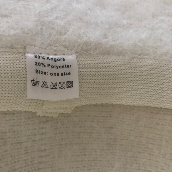 Angora White Bucket Hat - Picture 6 of 9